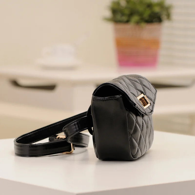 Модная женская поясная сумка для путешествий Женская однотонная на бедрах