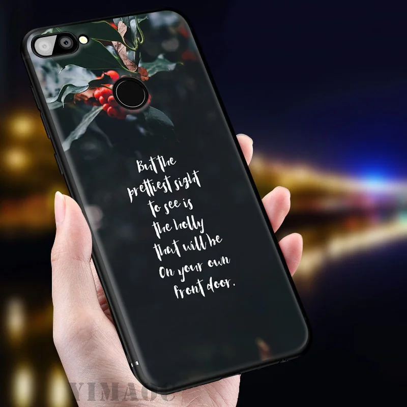 YIMAOC Scenary положительные цитаты мягкий чехол для huawei mate 20 10 P30 P20 Pro P10 P9 P Smart Z 2019 &amp Nova 3