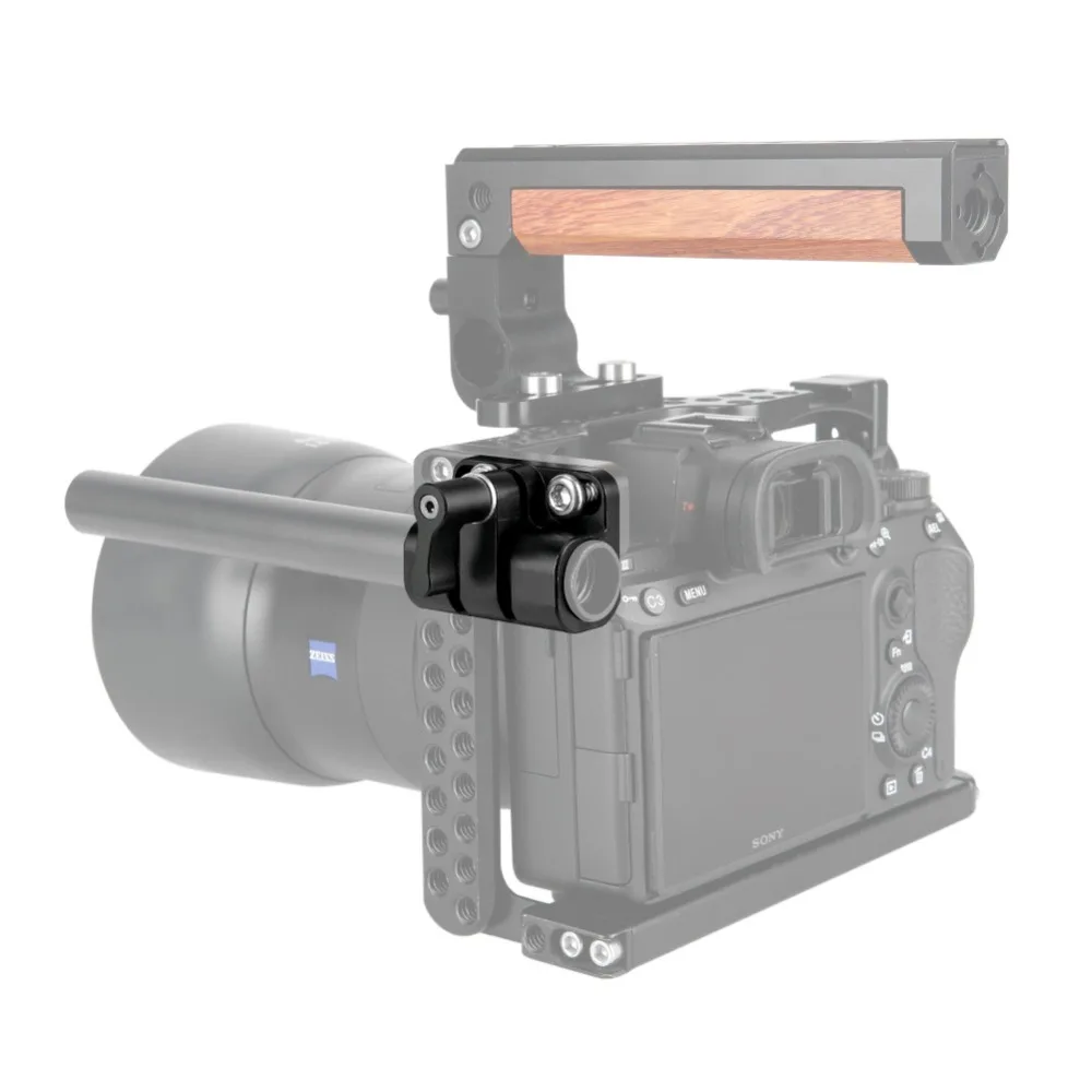 NICEYRIG 15 мм стержневой зажим 1/4 винт для DSLR камеры &quotплечевая установка винтовое