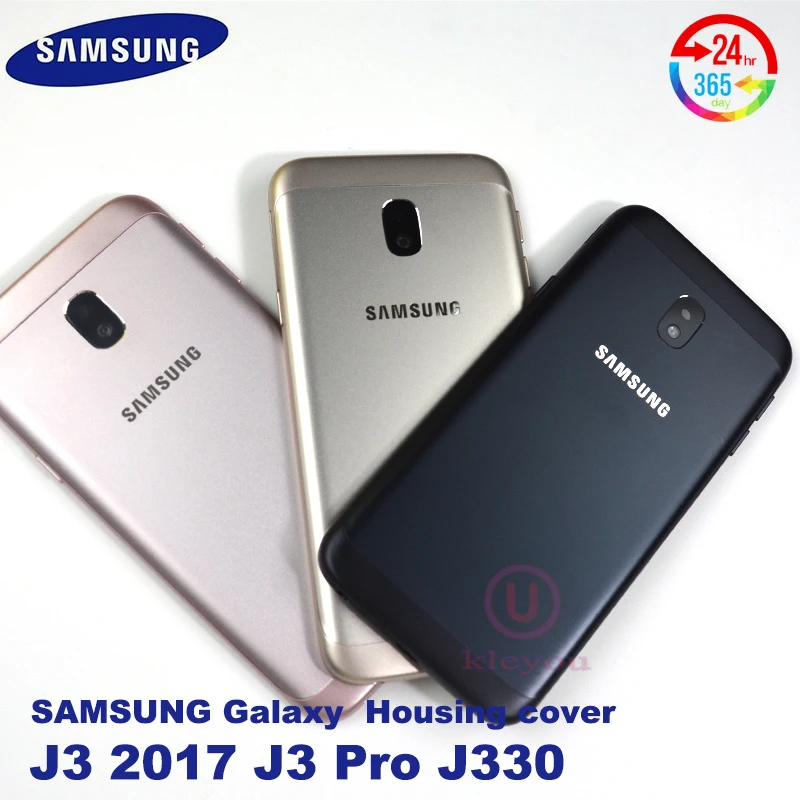 Samsung Galaxy J3 2017 Pro J330 J330F корпус со средней рамкой Замена задней крышки батареи