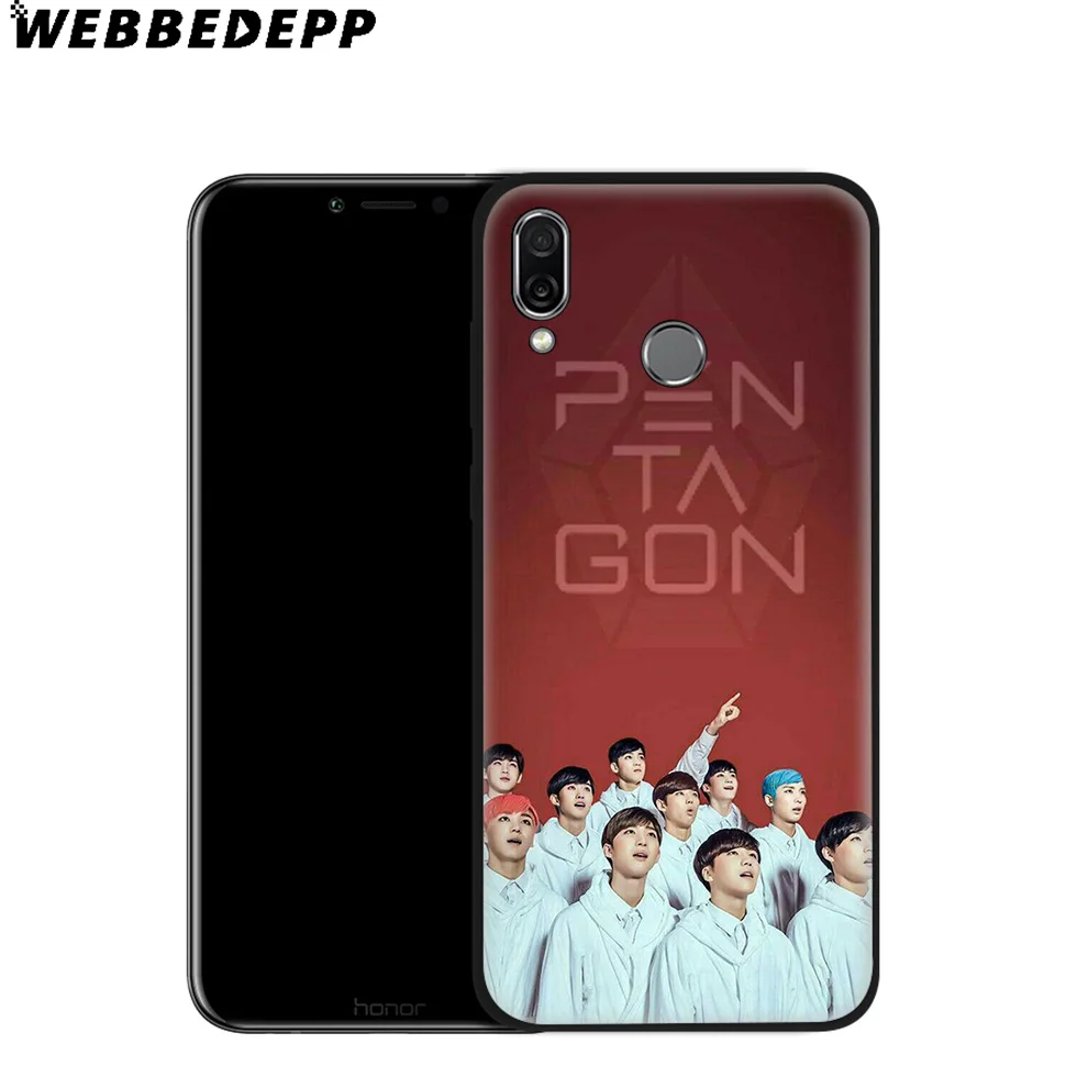 WEBBEDEPP Pentagon Yuto Kino Soft Case for Huawei Mate Honor 20 6A 7A 7C 7X 8 9 9X 10 View Lite Pro 30 |