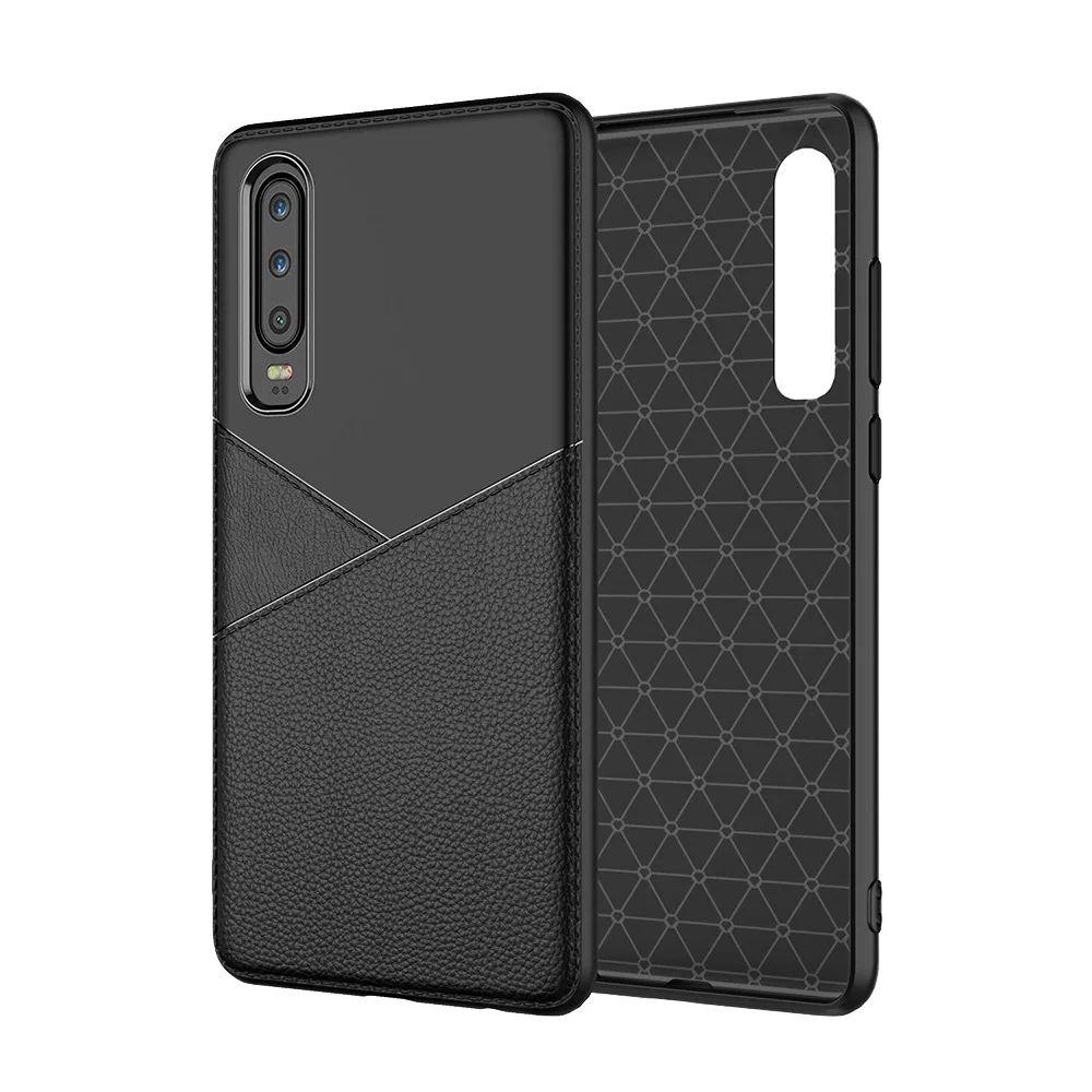 2019 новый деловой кожаный чехол из термополиуретана для Huawei P Smart P20 P30 Mate 20 Lite