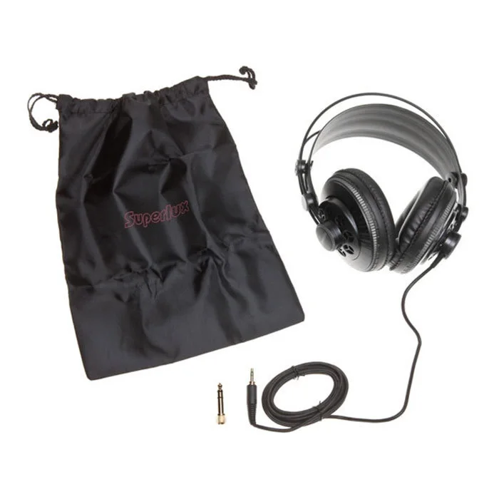 Superlux HD681B 3,5 мм разъем проводной супер бас динамические наушники шумоподавление Гарнитура с регулируемым оголовьем кабель студия