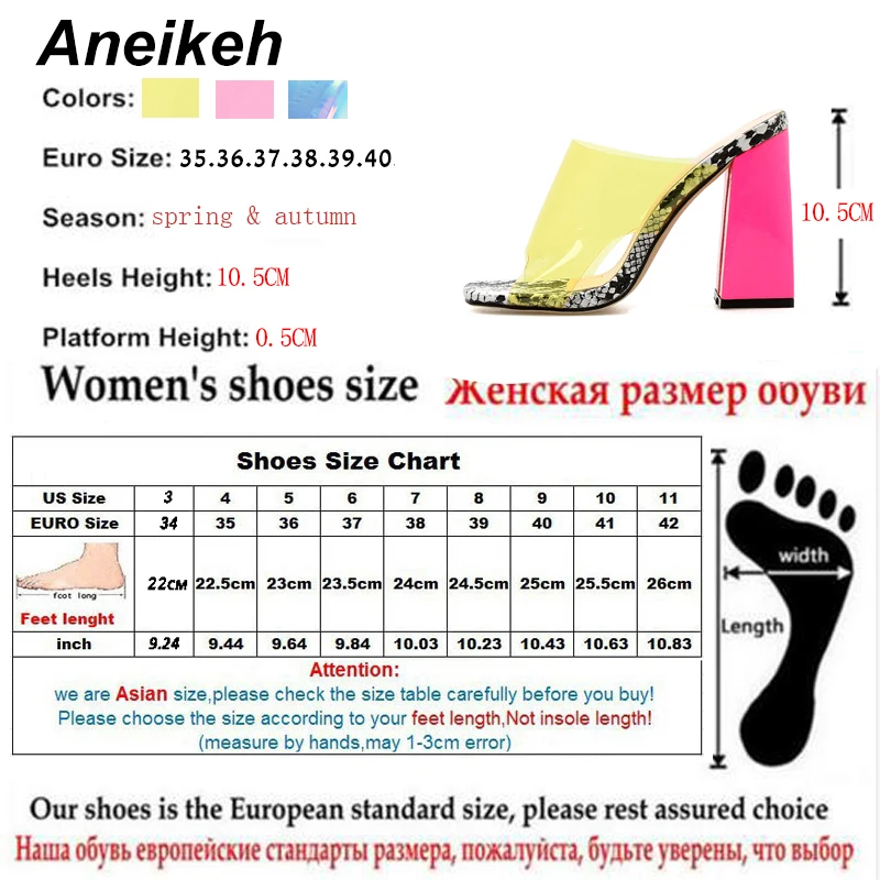 Aneikeh/Новинка года; прозрачные босоножки из пвх; пикантные босоножки на тонком каблуке с открытым носком и кристаллами; женские босоножки на прозрачном каблуке; шлепанцы; туфли-лодочки