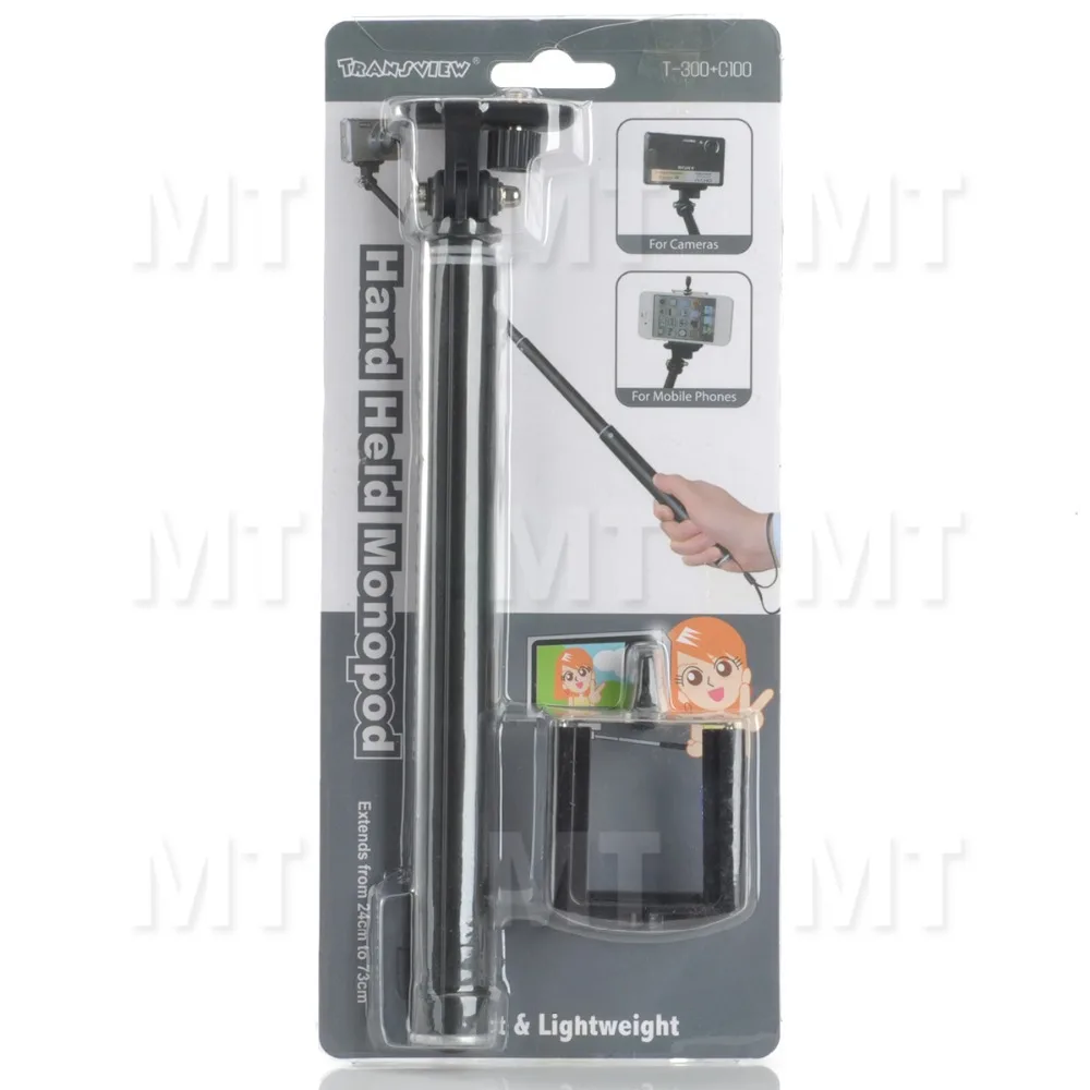 Handheld Monopod for GoPro 3+ / Digital Camera Cellphone SJ4000 - Black |