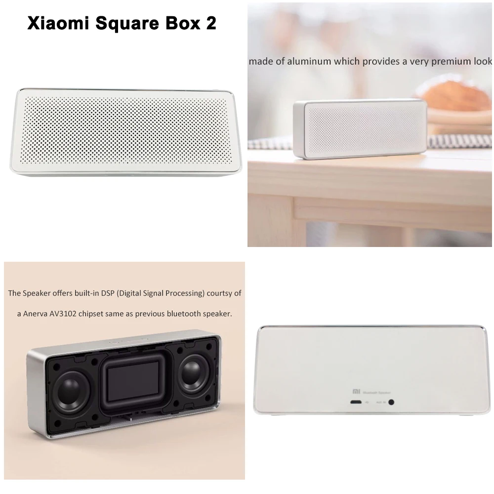 Оригинальный динамик Xiaomi Mi футляр для карандашей Bluetooth 4 2 колонка квадрата стерео