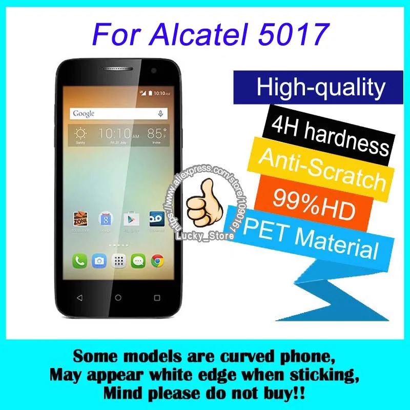 10 шт./лот для Alcatel 4030D 4030E 4032D 4033D 4035X 4037A 4037 т 4045D 4109X 5010D 5017 высокий ясный протектор