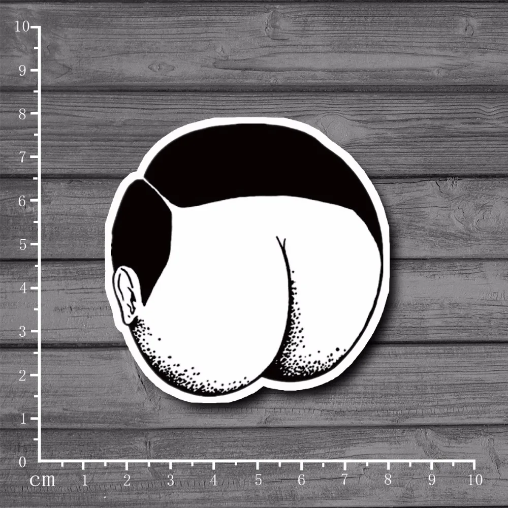 

Водонепроницаемая наклейка с забавным лицом задницы для ноутбука, яркая наклейка для детей, игрушка, чемодан, канцелярские наклейки [Одиноч...