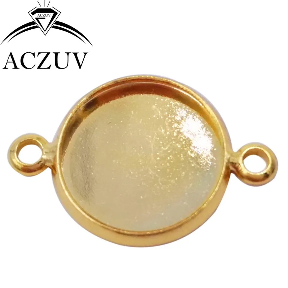 10 мм-25 мм круглая Камея Кабошон База Установка кулон пустой ободок ювелирный