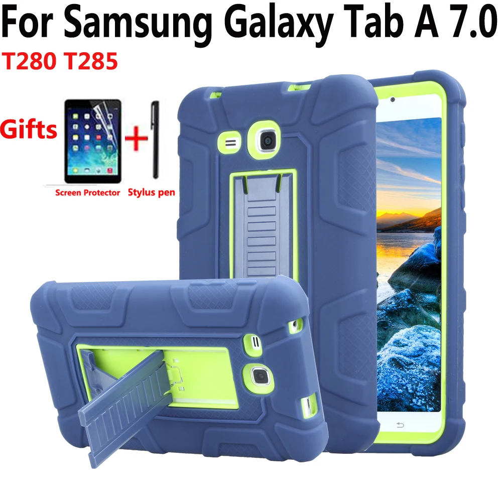 Чехол для планшета Samsung Galaxy Tab A6 A 7 0 2016 SM-T280 SM-T285 T280 T285 силиконовый ударопрочный