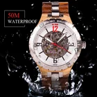 BOBO BIRD Мужские механические часы, деревянные металлические автоматические наручные часы, водонепроницаемые, деловые, военные часы, часы, армейские часы, мужские, водонепроницаемые, бизнес, военные, наручные часы