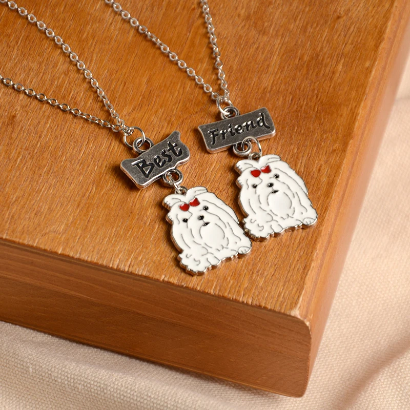 2 шт./компл. детские ювелирные изделия ожерелье с подвеской Лучшие друзья|necklace