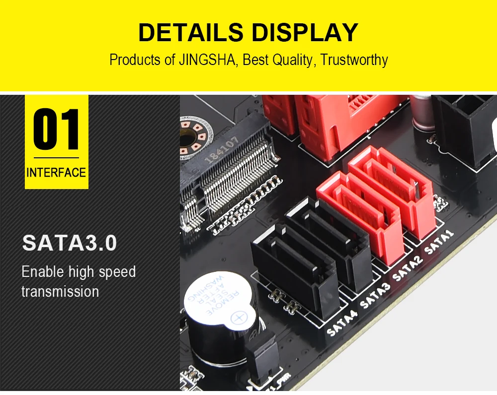 Комплект материнской платы JINGSHA X79 с Xeon E5 2640 4x8GB 32GB 1600MHz DDR3 память ECC Reg ATX USB3.0 SATA3 PCI-E NVME M.2 SSD