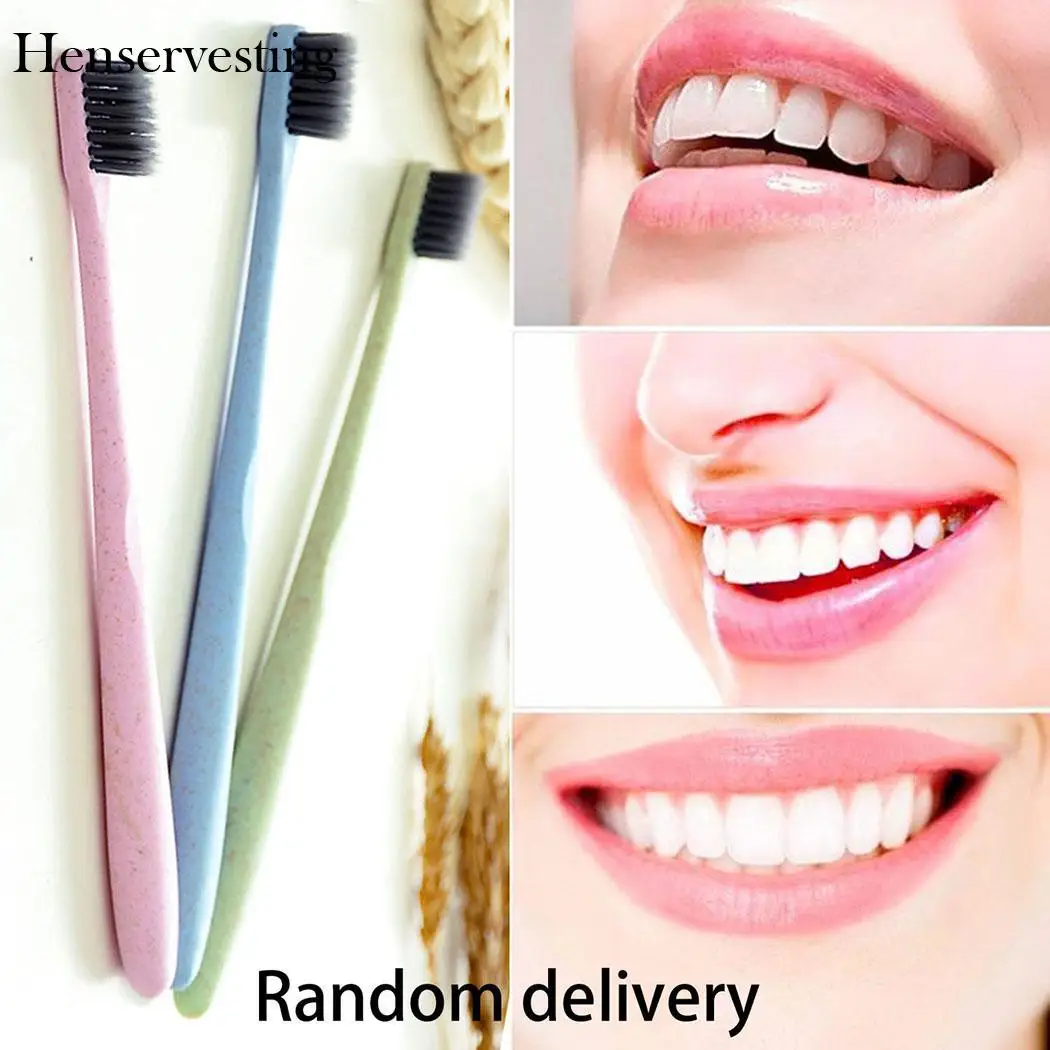 Доска унисекс мягкой щетиной главы Зубная щётка эффективно удалить новый для