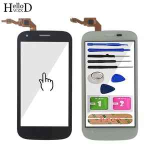 Мобильный сенсорный экран для Wiko Cink Peax 2 Сенсорное стекло дигитайзер панель сенсорный экран передняя стеклянная линза сенсор клей