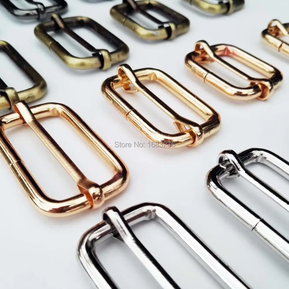 DIY металлическая сверхмощная толщина наплечная кожаная сумка ремень веб прямоугольник отрегулировать Tri-glide Pin Пряжка слайдер петля D кольцо