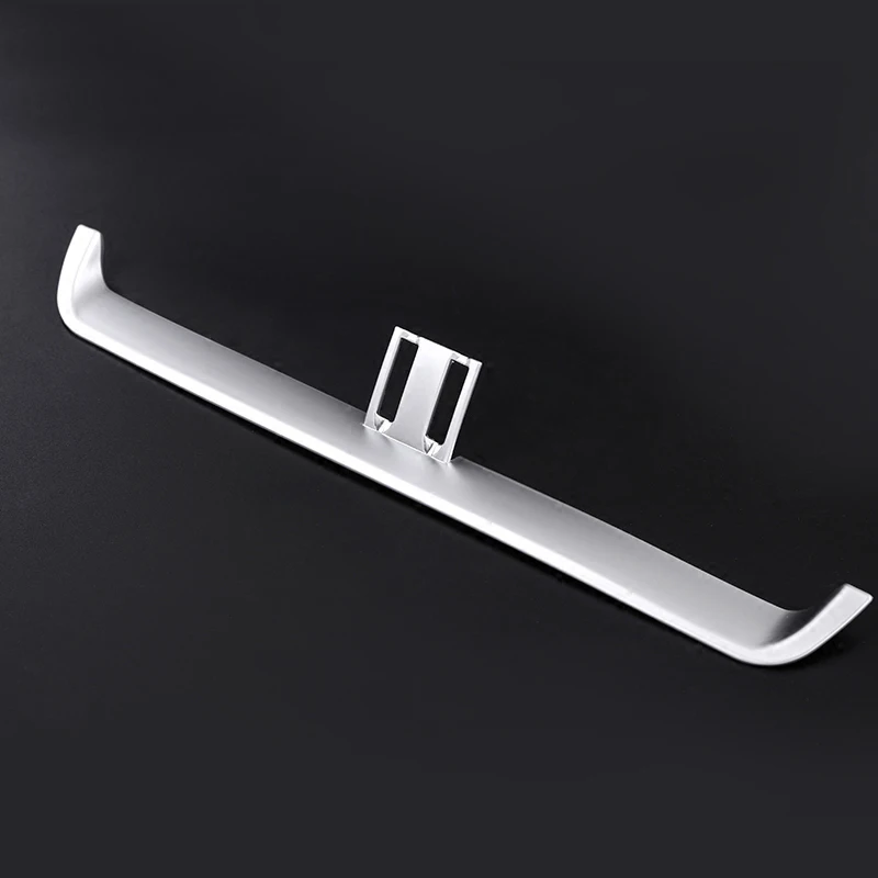 

Car ABS Silver+Carbon Fiber Center Console Air Conditioning Vent Decorative Strips Trim Sticker for Jaguar XF X260 2016-2018 XFL