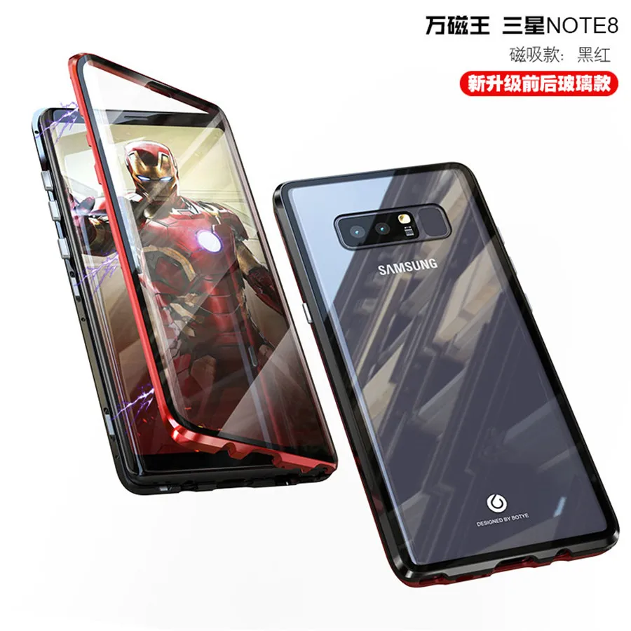 360 полный защитный чехол для samsung Galaxy S9 Plus Note 9 8 S8 Plus Note8 магнитные Чехлы для samsung S9 чехол s S9Plus
