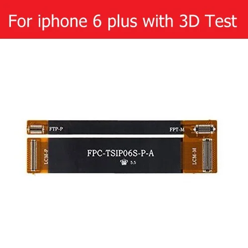 3D сенсорный экран и ЖК-дисплей тест Расширенный гибкий кабель для iphone 4 4s 5 5s 5c SE 6 6S 7 Plus X дигитайзер тест er гибкий ленточный кабель