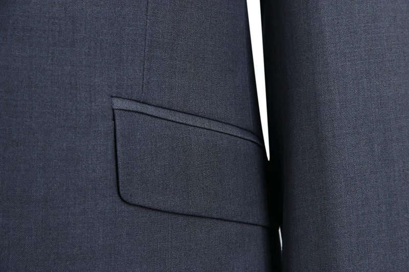 Мужской приталенный пиджак с одной пуговицей и брюки мужской брендовый блейзер