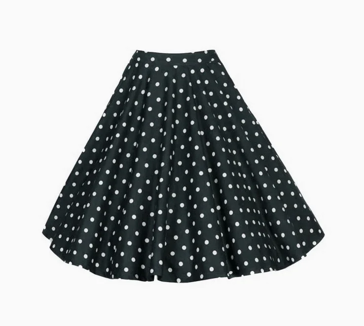 woman skirt Элегантные летние сексуальные женские юбки с цветочным принтом, женские плиссированные юбки с цветочным рисунком, черные, красные, с высокой талией, 50s 60 s, рокабилли, винтажная юбка - Цвет: woman skirt