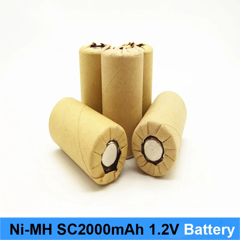 Ni MH CD 1 2 В батарея 2000 мАч 10c 15c высокая мощность перезаряжаемые nimh отвертка и робот