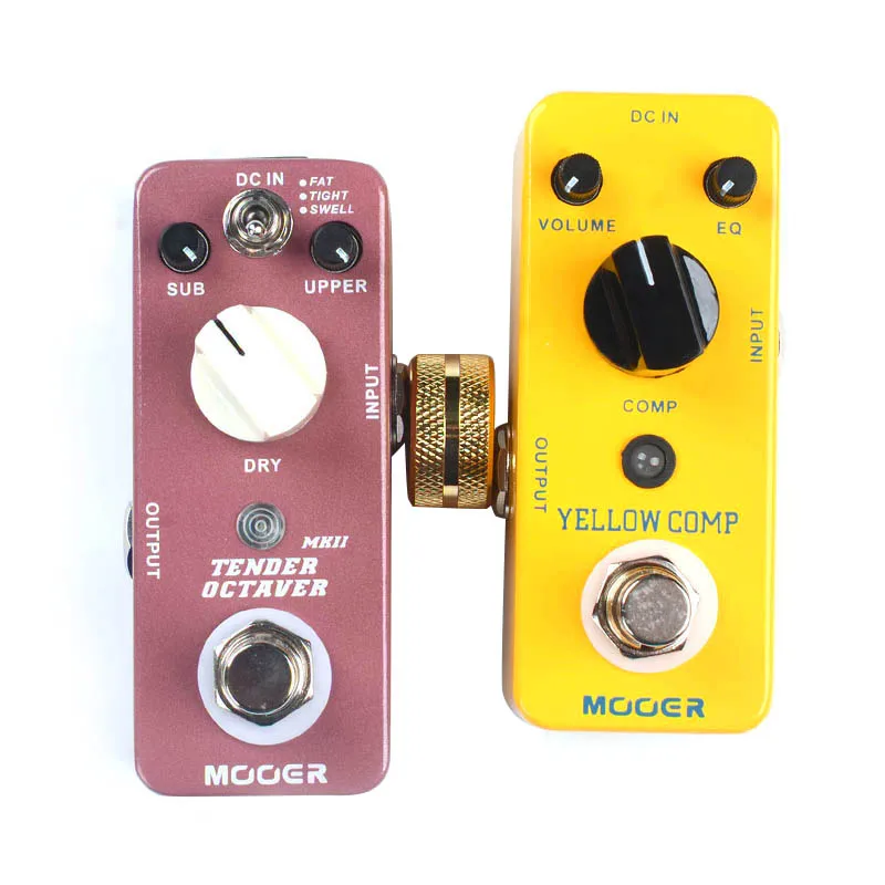 Бесплатная доставка 5 шт. оптовая продажа золотистый гитарный Педальный разъем 6