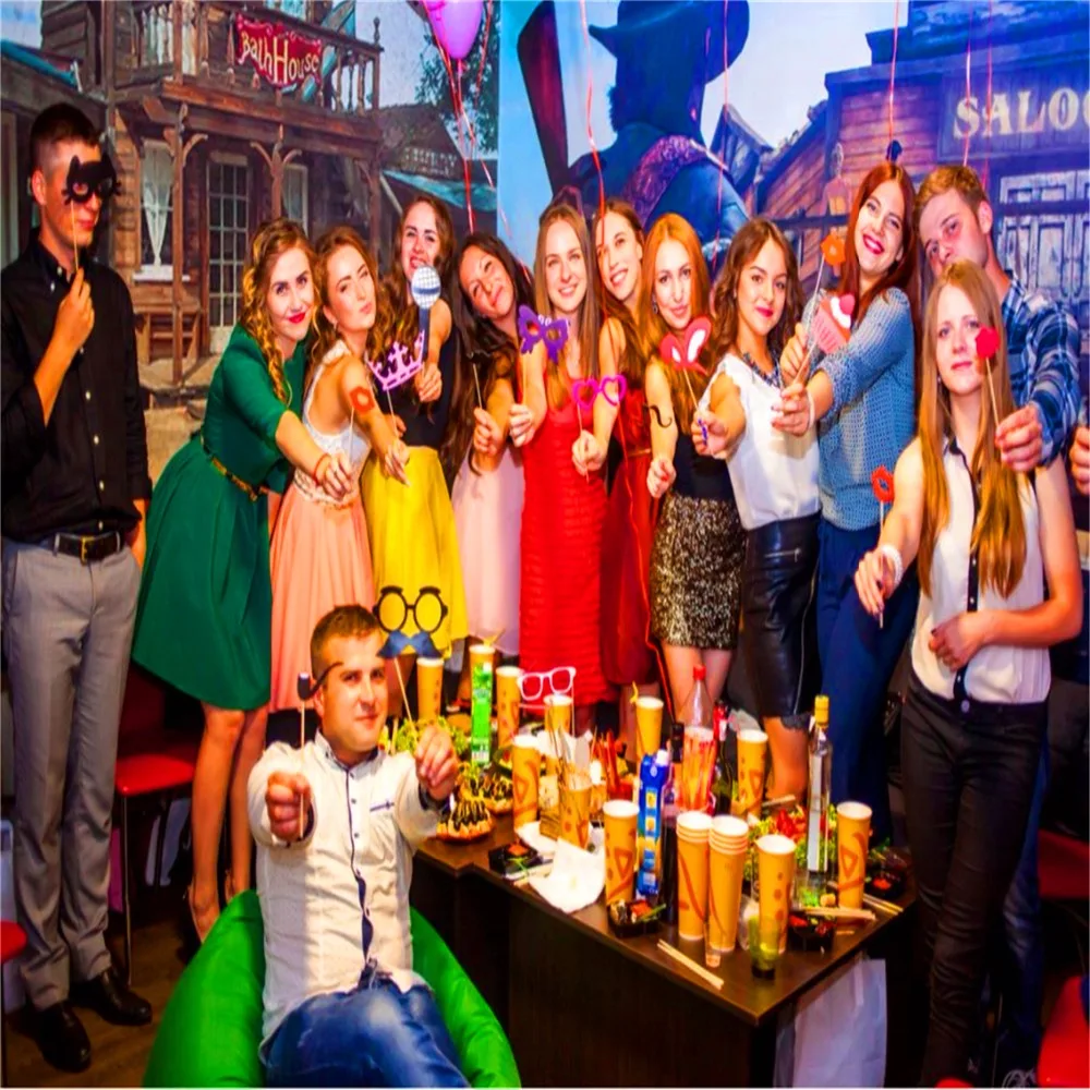 34 шт./компл. Фотофон фото стенд реквизит для свадьбы День рождения фотостудия