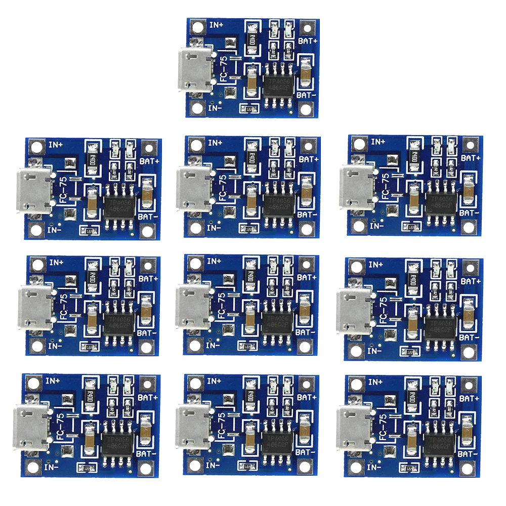 5 V Micro USB 1A 18650 TP4056 литий Батарея зарядная плата с защитой Зарядное устройство