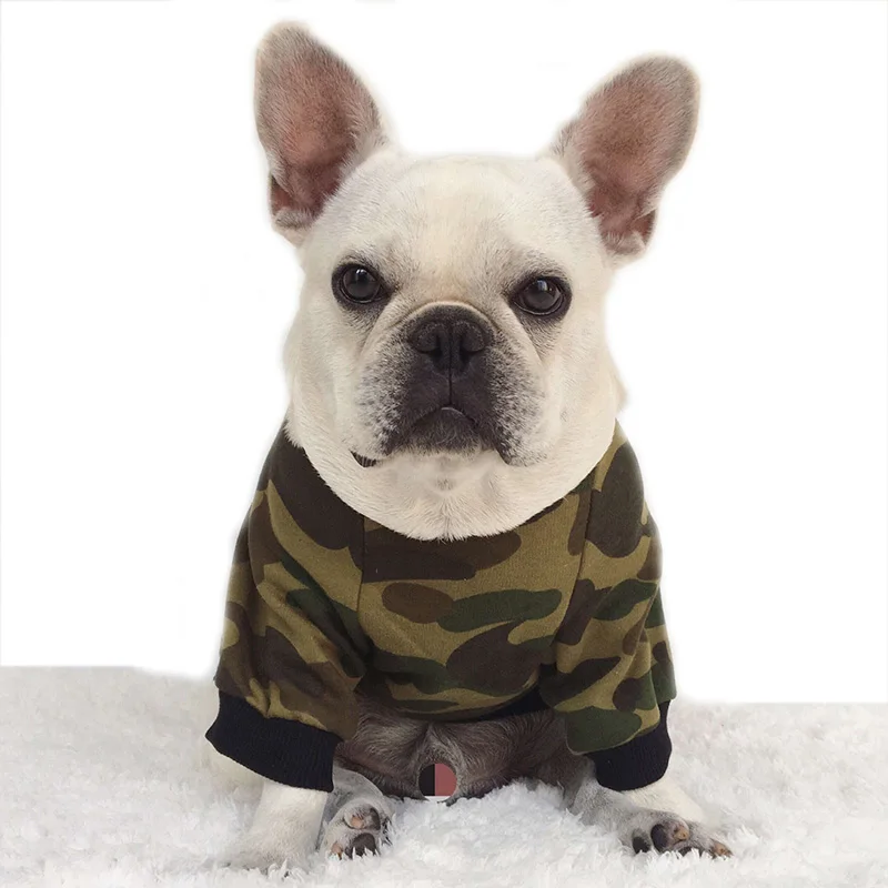 Одежда для собак щенка пальто толстовки зимнее хлопковое щенков наряд бульдогов