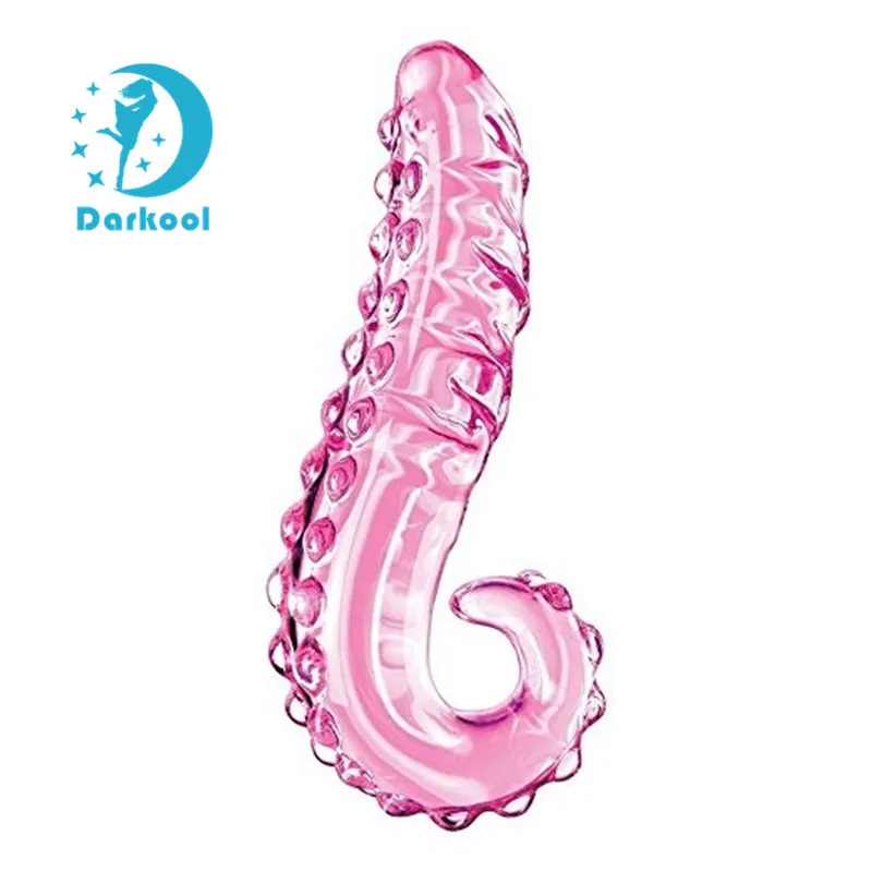 Pink Seahorse Shape Pyrex Glass Dildo Artificial Fake Penis Anus Expander Anal Butt Plug Prostate Massager Adult Gay Sex Toys | Красота и