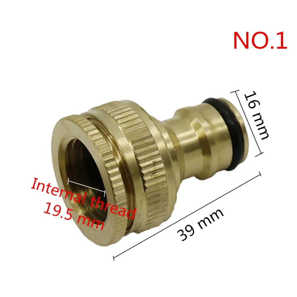 9 Тип 16 мм резьбовые латунные наружные шланговые соединители садовые