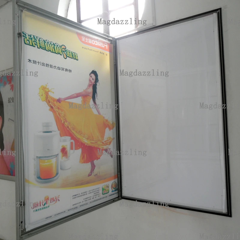 Запираемая наружная Водонепроницаемая алюминиевая рамка размера A0 светодиодный