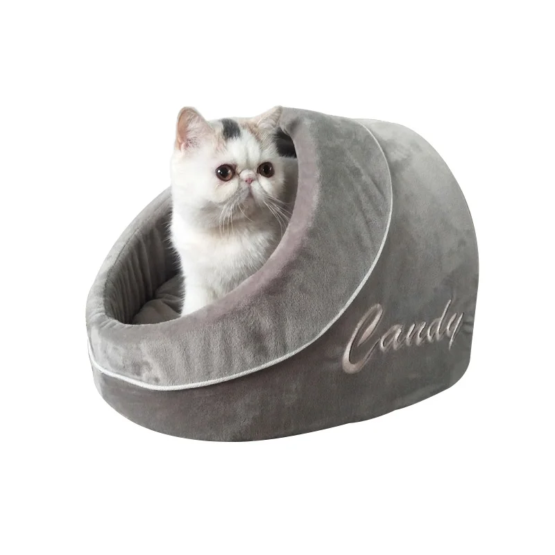 Petshy кошки кровати дом Забавный Pet туннель для кошек 2 отверстия играть трубы мягкая теплая маленькая собака кровать коралловый флис удобный питомца щенка гнездо