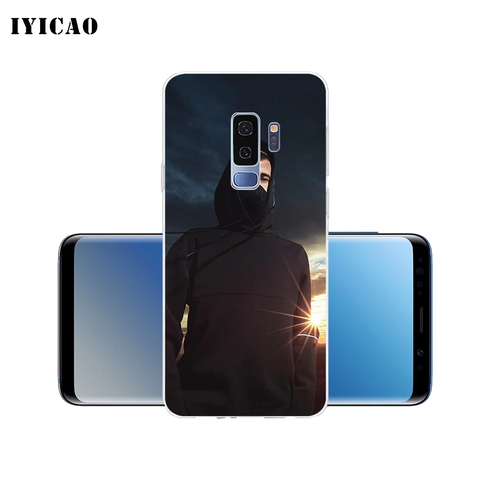 IYICAO Alan Walker singer Soft Silicone Phone Case for Samsung Galaxy S10e S10 S9 S8 Plus S7 Edge TPU Cover | Мобильные телефоны и