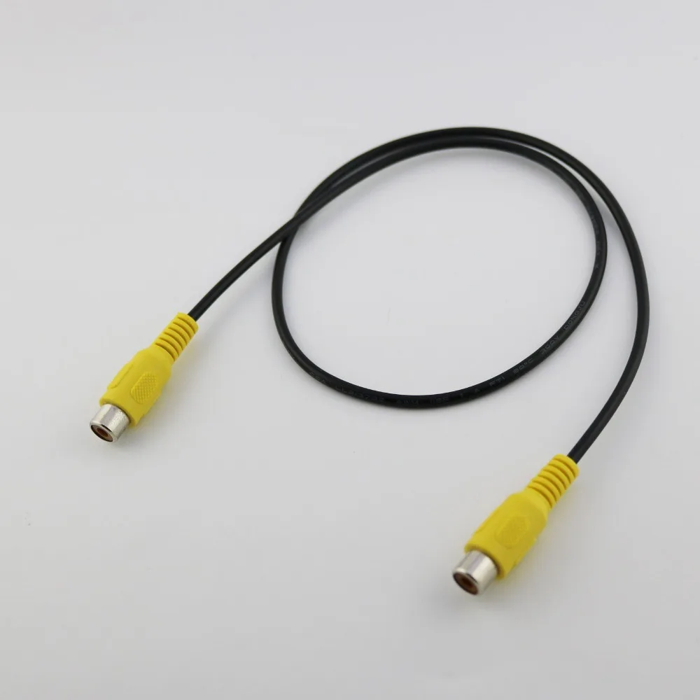 10x RCA Phono Female to Jack Аудио Видео адаптер Коннектор Удлинительный кабель черный 60