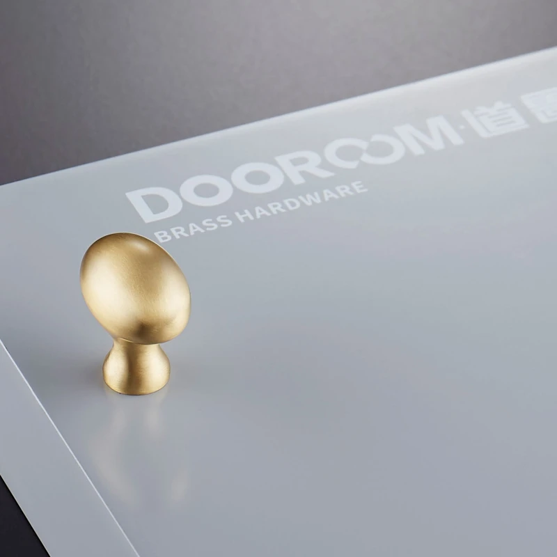 Dooroom латунные яичные ручки мебели и шкафа комод шкаф двери ящика коробки для обуви тянет пасторальные средиземноморские ручки - Цвет: PB