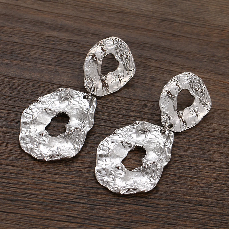 Женские серьги-подвески Yhpup большие металлические серьги в стиле панк