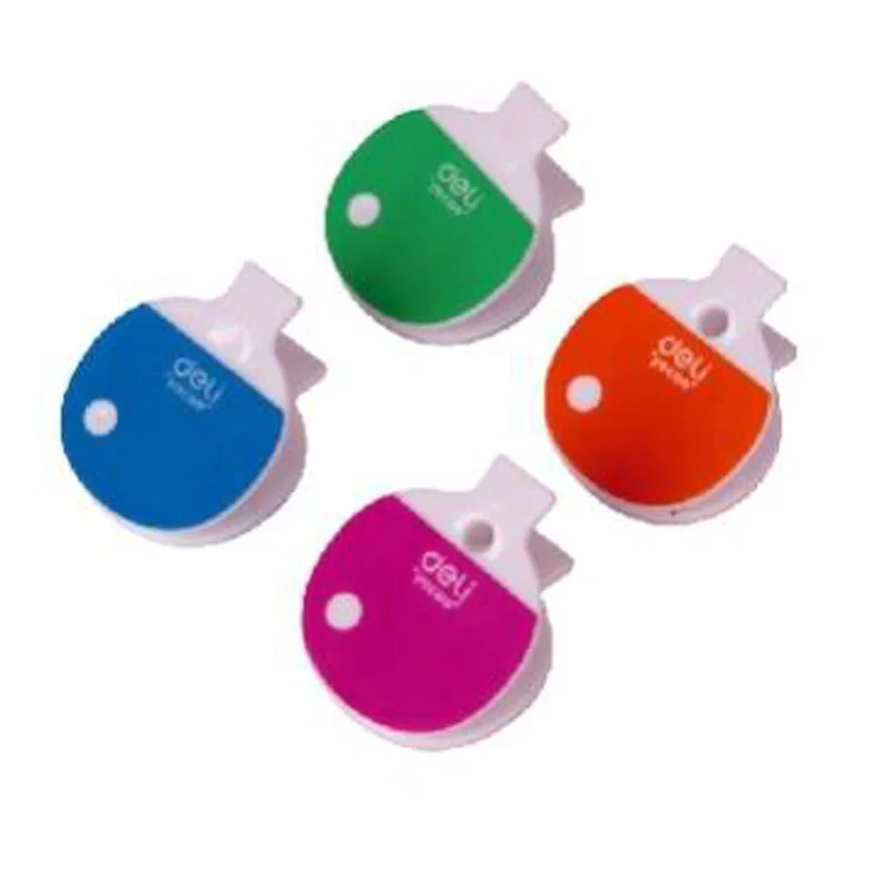 1PCS Cute Kawaii Pingpong Racket Bat Colorful Plastic Deli Paper Clips For Photo Message Ticket File Office School Supplies | Электроника