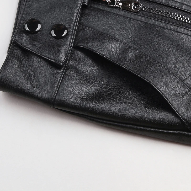 Женские весенние Размеры из искусственной кожи Обтягивающая юбка осень размера