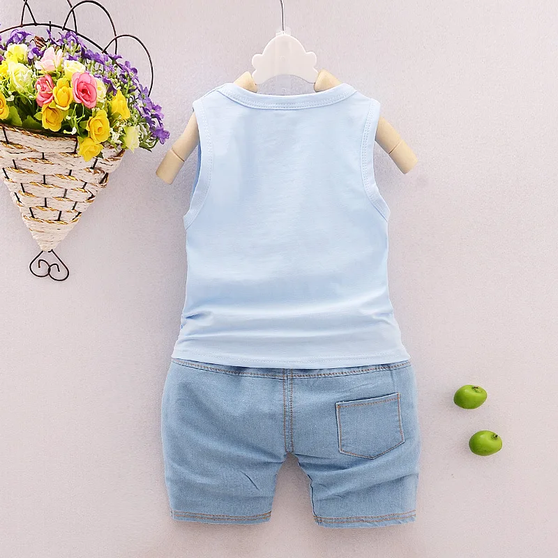 BibiCola Baby Boys Clothes Set 2020 New Summer Newborn Clothing T Shirt +Shorts Pant 2PCS/Set Kids Tracksuit | Детская одежда и