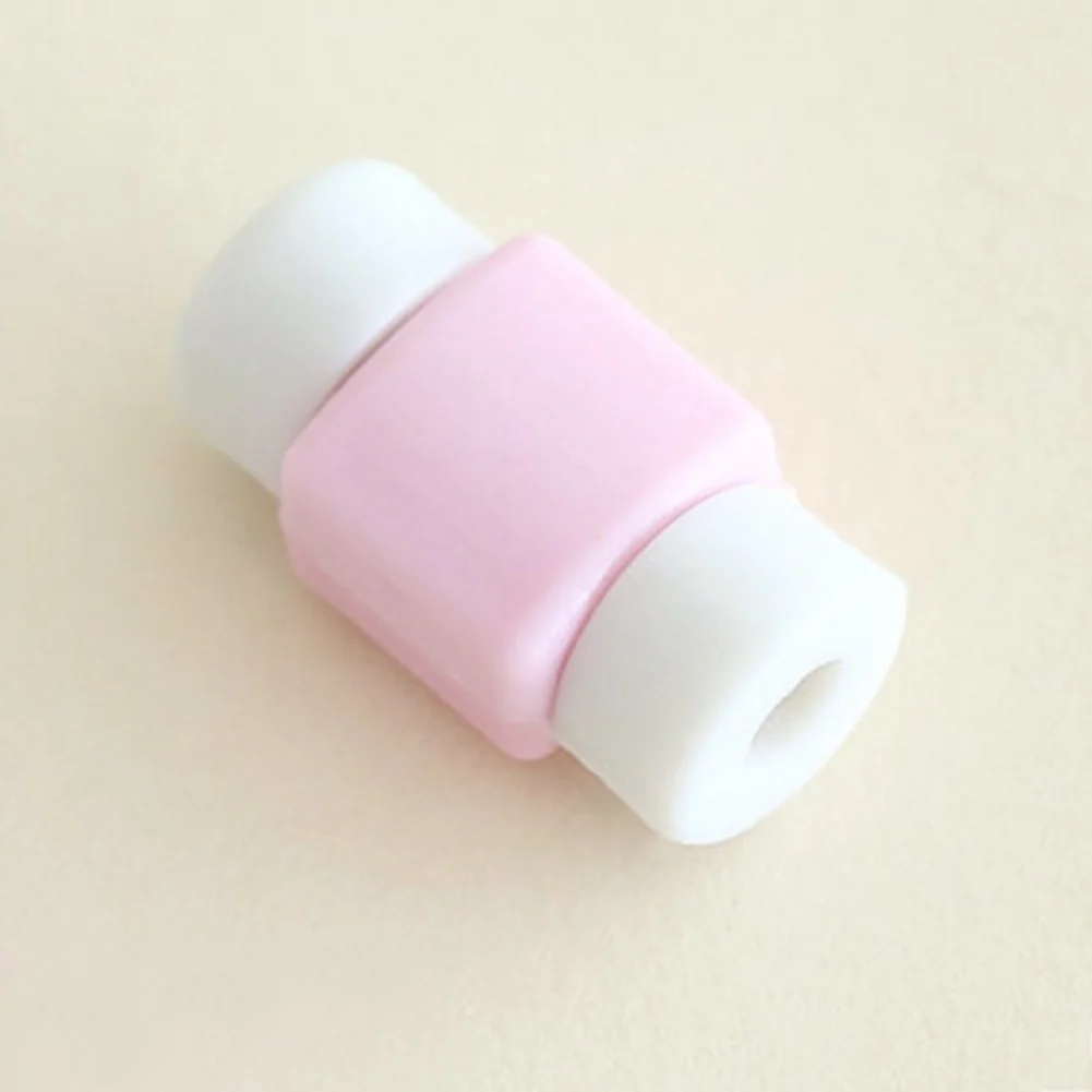 Милый USB кабель защитный рукав Защита провода крышка 8 Pin данных зарядное устройство линия протектор для Apple случайный цвет