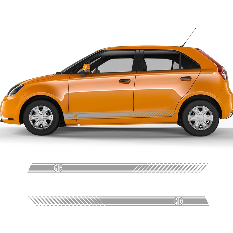 Виниловая наклейка на дверь и боковую юбку 2 шт. автомобильные наклейки тело