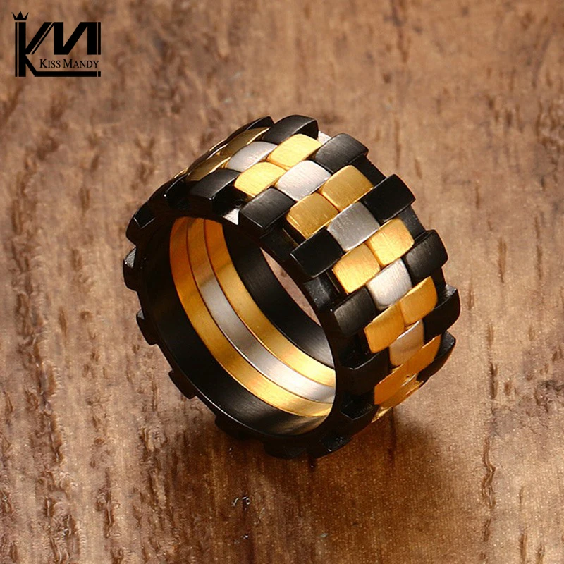 Поцелуй Мэнди Последние Ювелирные Изделия Черный/Золото/Серебро Mix Мужчины Из