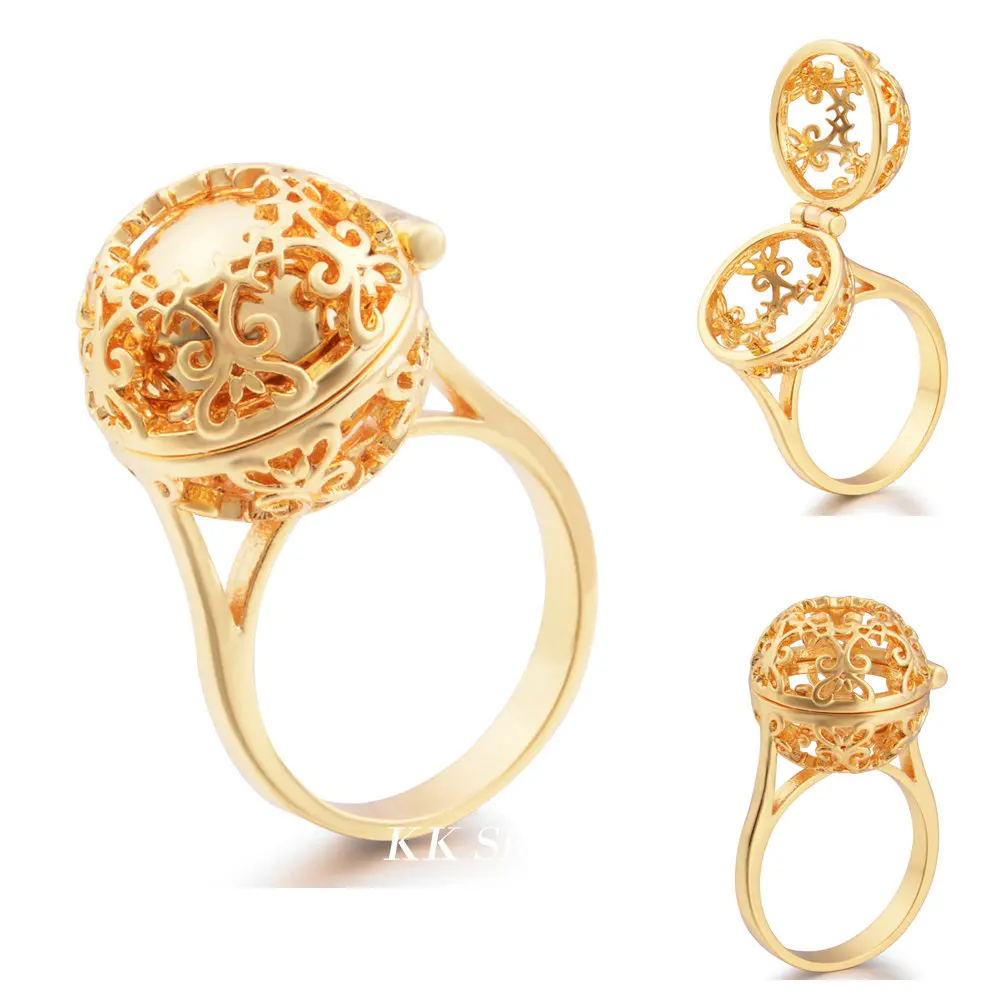 Модные женские ювелирные кольца Eudora с цветком золотого цвета ангелом звонящим