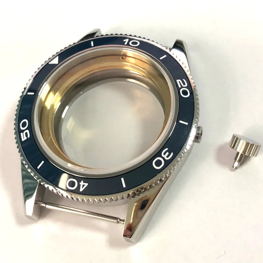 

Чехол для мужских часов 41 мм, керамический синий Безель подходит для NH35,36 Miyota 8205/8215,ETA 2836,DG2813/3804, мужские наручные часы с автоматическим перем...