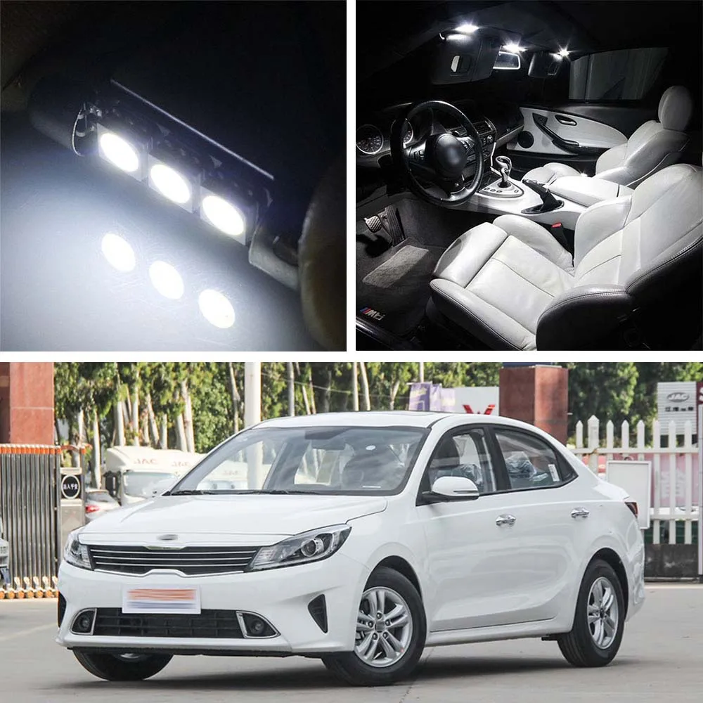 

Canbus LED Lamp Interior Map Dome Trunk Plate Light Bulbs For Kia Forte 2009-2017