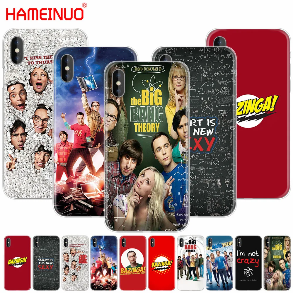HAMEINUO Теория большого взрыва Шелдон чехол для сотового телефона iphone X 8 7 6 4