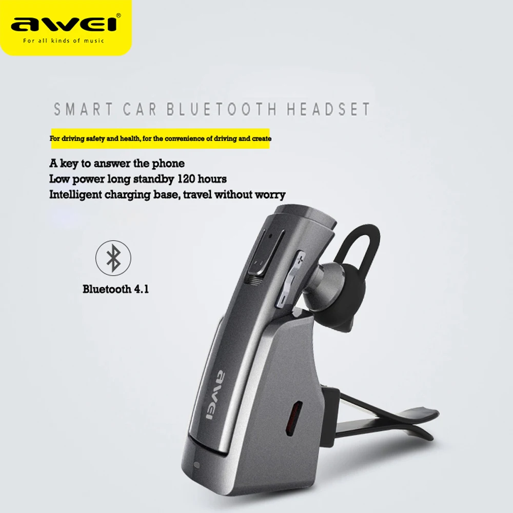 Awei Hands Free Car Handsfree Blutooth вкладыши беспроводные наушники Auriculares Мини Bluetooth гарнитура