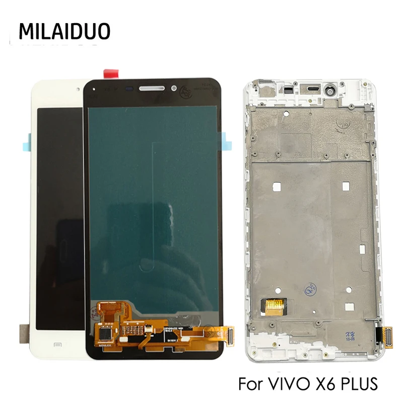 AMOLED для VIVO X6 Plus X6P ЖК-дисплей OLED сенсорный экран дигитайзер стекло полная сборка